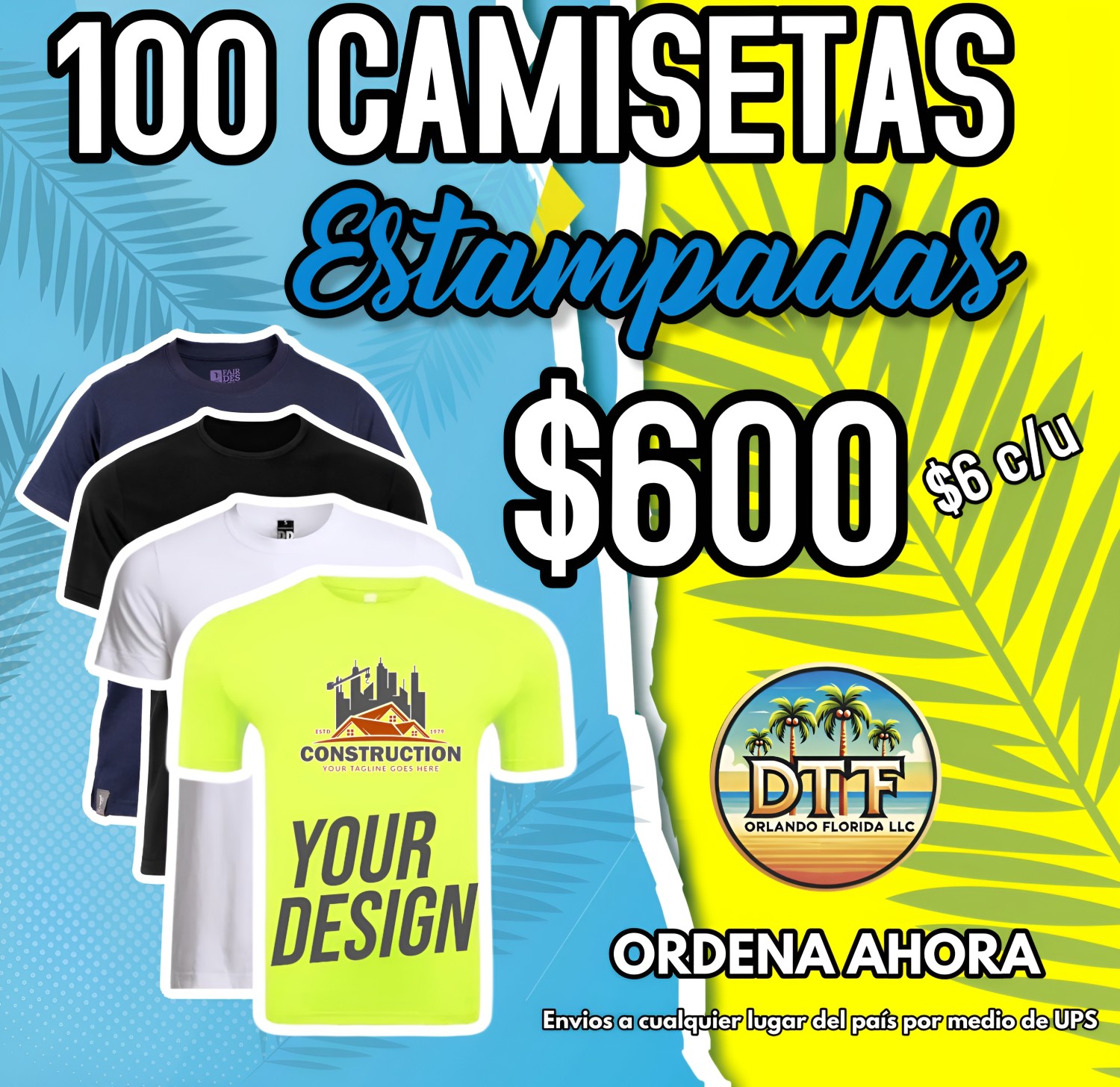 Promoción 100 Camisetas Estampadas