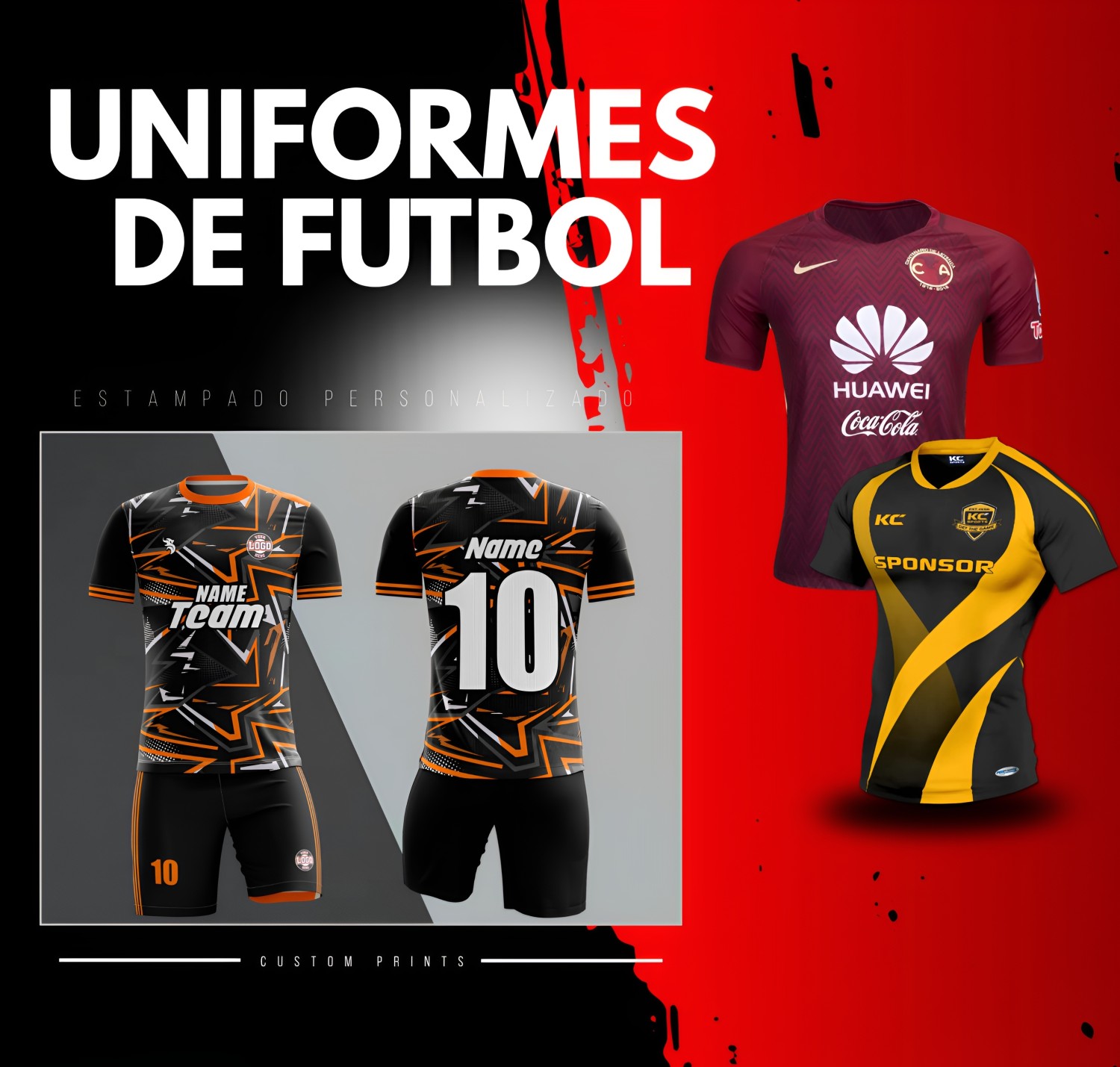 Uniformes de Fútbol Estampados